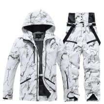 Nowa moda, męskie i damskie, zestawy kombinezonów narciarskich, wodoodporne, kostium śnieżny, zestaw kurtka i spodnie narciarskich, odzież typu Outdoor, snowboard