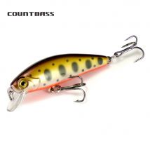 Countbass Sinking Minnow 40 mm/1,6 Zoll 50 mm/2 Zoll Wobbler-Köder zum Angeln, fester Forellen-Angelköder, Jerk-Köder, Kurbelköder