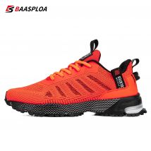 Baasploa, nuevas zapatillas de deporte para hombre, zapatos de malla transpirable para correr para hombre, zapatos de gimnasio para caminar con césped al aire libre para hombre de talla grande 41-50