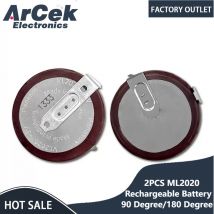 2pcs original für panasonic ml2020 3v 20mah wiederauf ladbare lithium batterie vl2020 für bmw e46 e60 e90 accu fob f1 anhänger schlüssel