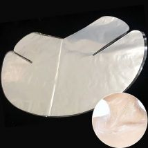 100-1000pcs Plastic Transparent PE Mask DIY Neck Mask Stickers Paper Beauty Skin Care Tool Kits Film Neck Masks Wrap Disposable