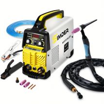 SSIMDER Saldatore Tig TIG-200 220V TIG MMA 2 in 1 Saldatrice Stick Saldatura ad arco DC IGBT Saldatore inverter