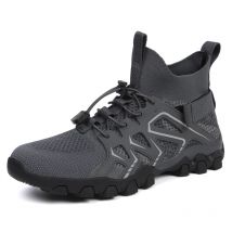 Männer atmungsaktive Mesh Wanderschuhe Mode Mid-Top-Trainings schuhe Frauen rutsch feste Outdoor-Sneakers für Trekking-Waten