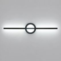 Luces de pared de tira larga LED de 11W, apliques de pared interiores montados en aluminio simples y modernos, luz decorativa