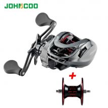 Mulinello per Baitcasting in acqua salata e Baitcaster 9BB 5.4:1 7.1:1 mulinello da pesca con bobina moltiplicatore per colata di esche con bobina di ricambio per polpo