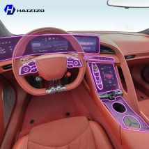 Für MG Cyberster 2024-2026 Auto innen Mittelkonsole Schutzaufkleber Innendekorationsstreifen TPU Schutzaufkleber Refit