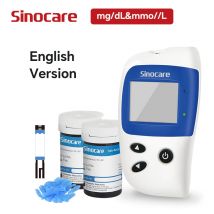 Sinocare Safe Accu2 Diabetes Glucometer Test Strips Lancets Blood Glucose Meter Monitore Blood Sugar Test