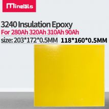 3240 Isolierung Epoxidplatte Isolator 203 * 172 * 0,5 mm 118 * 160 mm für 280 Ah 230 Ah 320 Ah 310 Ah 90 Ah 100 Ah Lifepo4 Akku DIY