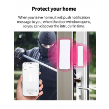 Zigbee WiFi Door Sensor Window Contact Open Close Tuya APP Remote Control Compatible With Alexa Google Assistant