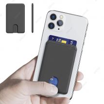 Klebrige Handy-Halterung, Kartenetui, schlankes Kreditkartenetui, weiches Silikon, kompatibel mit Handy-Geldbörse für iPhone und Android, 4,7 Zoll, 6,1 Zoll