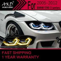 Światła samochodowe do BMW E90 serii 3 LED Reflektor 2005-2012 318I 320I 325I Lampa przednia DRL Soczewka projektora Samochodowe