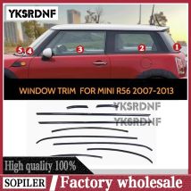 FÜR mini F56 F55 R56 R58 F60 R60 R55 COUNTRYMAN CLUBMAN Edelstahl schwarz Außenfenster Formstreifen Schweller Seitenabdeckungsverkleidung