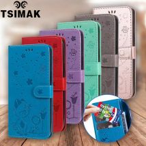 Custodia in pelle per OPPO A3 A3X A5 Pro A5X A40 A40M A60 A80 A9 2020 A53S A54 A55 4G 5G Flip Portafoglio Cover per Realme GT Neo 6 SE 6T