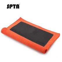 SPTA 1 Stück Orange Ton Bar Handtuch Auto Detaillierung Tuch Mikrofaser Autowaschhandschuh Ton 30 cm * 30 cm