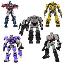 MOC Megatron Trasformando Mech Robot Mattoni Modello Autobots Film Bumblebee Shapeshifting Giustizia Robot Building Blocks Giocattoli Regalo