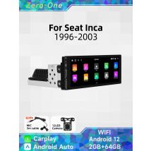 1 Din Radio Android Car Multimedia for Seat Inca 1996-2003 6.86" Screen Stereo Head Unit Carplay Autoradio GPS