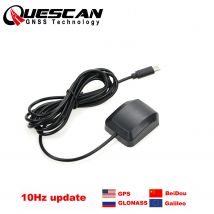 QUESCAN Windows Android USB Typ C GPS-Empfänger 10Hz GPS GLONASS Galileo BeiDou Typ-C GNSS Antennenmodul NMEA UBX-M8030-KT