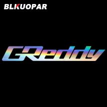 BLKUOPAR for GREDDY Car Stickers Personality Sunscreen Scratch Proof Decals Creative Waterproof Die Cut Bumper Car Accessories