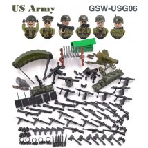 WW2 Soldat US Russland Sowjetische Rote Armee Eastern Front UK Mini Militär Krieg Figur Waffe Pistole Baustein Ziegel Kinder Kind Spielzeug