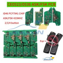 Jingxin 2/3/4BT PCB Für Peugeot 407 407 307 308 607 Citroen C2 C3 C4 C5 FRAGEN/FSK Remote Key Platine CE0523/0536 ID46 7941