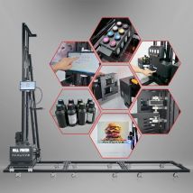 3d Vertical Wall Printer 2 in 1 Wall and Floor mural printing machine on Glass Wood Ceramic Printing Painter Tools