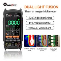 TOOLTOP ET11S PRO 2,8-Zoll-Wärmebildkamera 19999 Counts Multimeter mit sichtbarer Lichtfusion -20~550 ℃   IR-Kamera zur Temperaturmessung