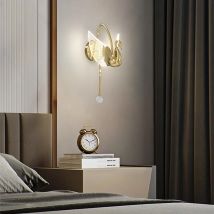 Hallway LED Decor Wall Lamp Nordic Modern Creative Metal Wall Light TV Background Wall Bedside Aisle Personalized Wall Sconce