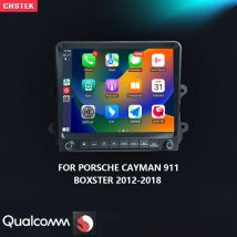 Chstek Autoradio Carplay Android 13 für Porsche Cayman Boxster 718 911 918 981 997 Multimedia-Navigation Bluetooth WiFi 4g DSP