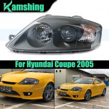 Auto Front Stoßstange Scheinwerfer Für Hyundai Coupe 2005 Kopf Licht Kopf Lampe Shell Lampenschirm Scheinwerfer Abdeckung (passend für linke hand)