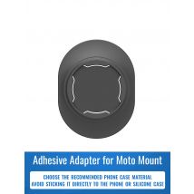 Patch adesiva adattatore per montaggio con design bloccabile per staffa di supporto per telefono manubrio moto/auto/bicicletta/MTB/moto/scooter in stile quadruplo