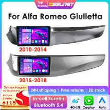 Radio samochodowe Snapdragon6115 Android14 do Alfa Romeo Giulietta 2010-2018, odtwarzacz multimedialny z inteligentnym ekranem, autoradio z funkcją Carplay