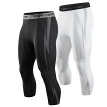 2023 sportliche Bodybuilding Leggings atmungsaktive elastische Taille Kompression shose Blitz Design schnell trocknende Laufhose