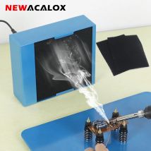 NEWACALOX 30W Ventola per Assorbitore di Fumo per Saldatura con 2 Pezzi Filtri a Carbone Attivo Estrattore di Fumi di Saldatura Ventola di Saldatura Silenzioso per Saldatura