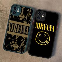 N-Nirvana Rock Band Phone Case For IPhone 16e 16 15 14 13 12 11 Pro Max X XS MAX Plus Spuerstar Matte Cover