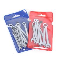 4-11mm 10 stücke Mini-Schraubens chl üssel Set Handwerkzeug Schlüssel ring Schraubens chl üssel explosions geschützte Tasche britische/metrische Schraubens chl üssel