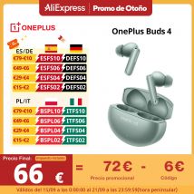 Globalna wersja OnePlus Buds 4 Prawdziwie bezprzewodowe słuchawki douszne do 55 dB Redukcja szumów ANC Podwójne przetworniki z podwójnym przetwornikiem cyfrowo-analogowym Bluetooth 5.4 Wodoodporność