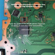 Für den PS5-BIOS-Chip: Neuer originaler authentischer Winbond 25Q16JVNIM-Chip, der neben dem Southbridge auf dem Motherboard befindet sich.