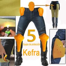 Pantalones de fibra de aramida para motocicleta, pantalones vaqueros de Kevlar para Moto, equipo de protección, pantalones de Moto de turismo, pantalones de Motocross, pantalones de Moto