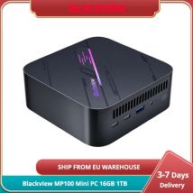 Blackview MP100 Mini PC, AMD Ryzen 7 5700U 8 core Max 4.3GHz, 16GB RAM 1TB SSD, DP + HDMI + Type-C triplo Display 4K, WiFi 6 BT 5.2