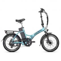 Rower elektryczny JOBOBIKE Sam 36V 250W, składany i przenośny, z baterią 13Ah, 7 biegami Shimano i wersją Premium, e-bike 20 cali