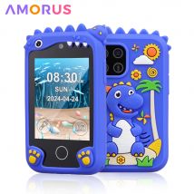 AMORUS Children Smart Phone Toy 2.8 inch Touchscreen Digital Camera Toys for Boys Girl Toys Music Player Christmas Birthday Gift