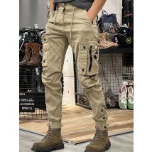 2025 Metropolitan Workwear-Hose für Herren, verstärkte Zwickel-Cargos, Multi-Tool-Loops, konische Knöchel-City-Explorer-Hose, M-4XL