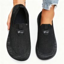 Wide Toe Flat Shoes for Women Lightweight Comfortable Fashion Walking Shoes New Minimalist Mesh Causal Sneakers Zapatos De Mujer