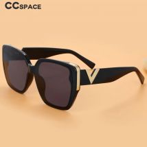 55996 Luxus Marke V-förmige Sonnenbrille Frauen Spiegel Retro Sonnenbrille für Damen Luxus Vintage Shades Weibliche Schwarz Oculos
