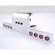 Metall-Rücklicht, Angel-Eye-Lampe für 1/14 Tamiya RC Truck Car King Hauler 56344 56301, DIY-Teile, Spielzeug