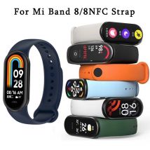Pasek do bransoletki Mi Band 8 Silikonowy pasek sportowy do zegarka Mi Band 8 Miękka wymienna opaska na nadgarstek