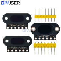 VL6180/VL53L0X/VL53L1X Zeit des Fluges (ToF) Laser-Entfernungssensormodul TOF050C TOF200C TOF400C 50CM/2M/4M IIC für Arduino STM32