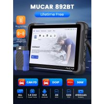 MUCAR 892BT OBD2 Scanner CANFD&DOIP Diagnostic Tool Lifetime Free Update Bi-directional Full System 34 Reset ECU Coding 64GB
