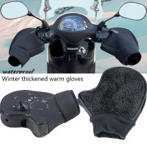 Motorrad Roller Dicke Warme Lenker Muff Grip Griff Bar Muff Regendicht Reiten Winter Wärmer Thermische Abdeckung Handschuhe Schutz