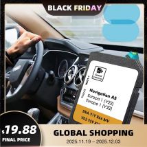 Tarjeta SD de navegación de 32GB como V22 para VW Discover Media GPS 2025 mapas Europa Navi Tiguan Transporter Car